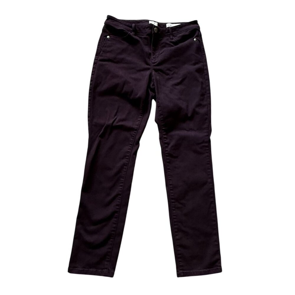 J.Jill Womens Purple Slim Ankle Denim Jeans Size 8T Authentic Fit